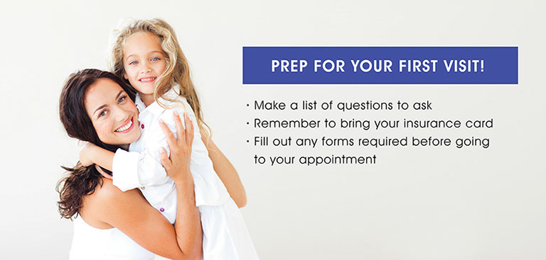 preperation for your first visit